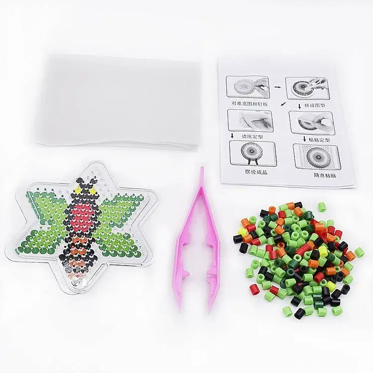 1000 pcs/Bag 5mm Hama Beads Puzzle Perlen Iron Beads Diy Perler Fuse Bead  Intelligence Educational Toys