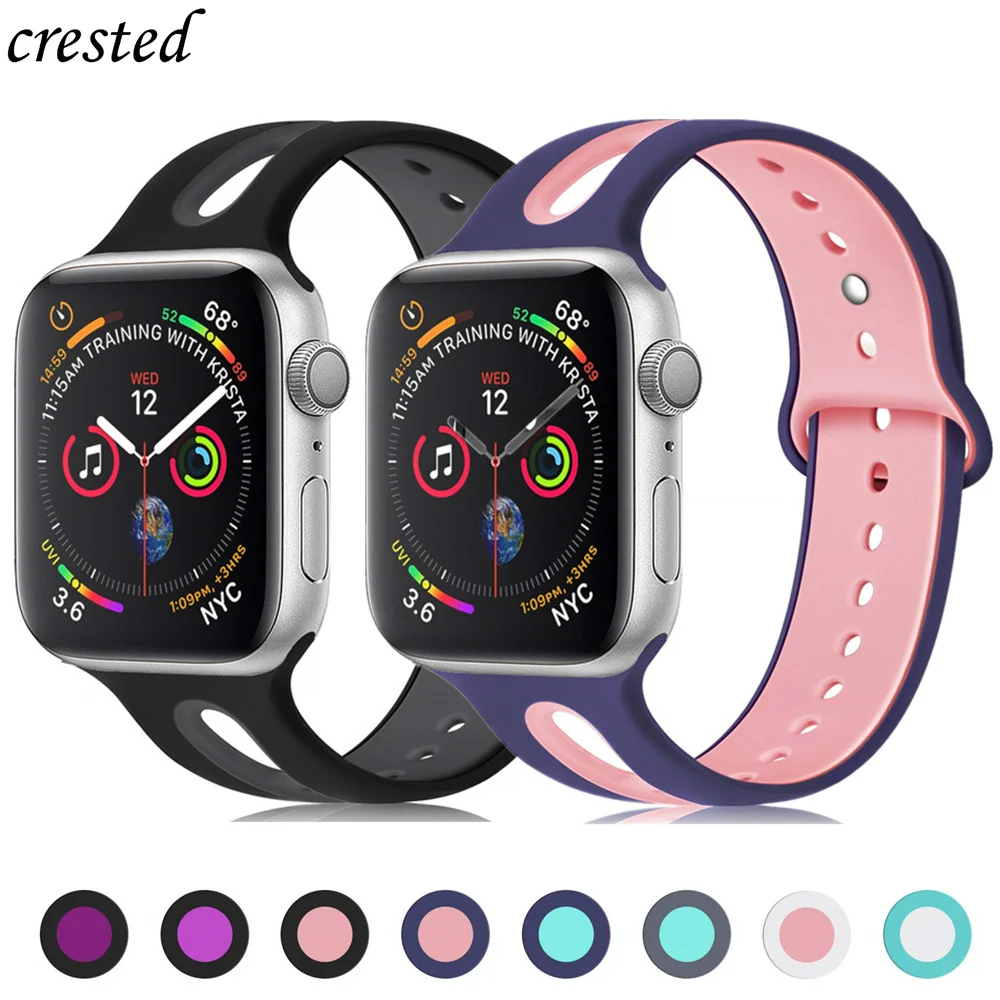 Silicone strap For Apple Watch band 