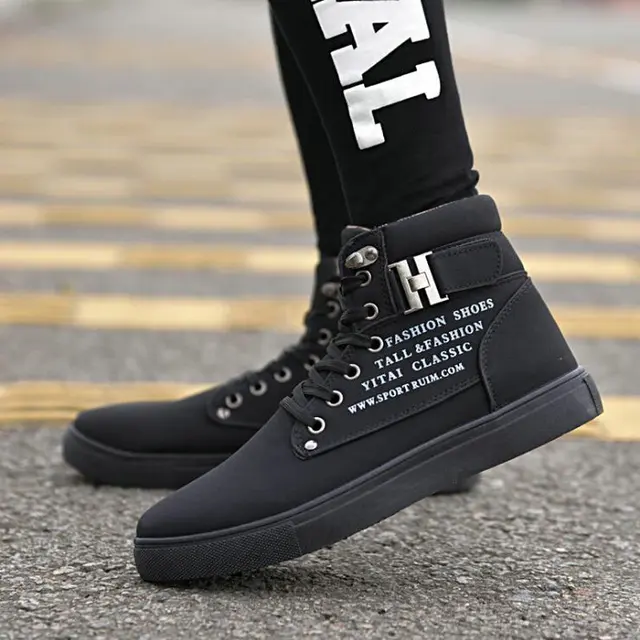 high top flat boots