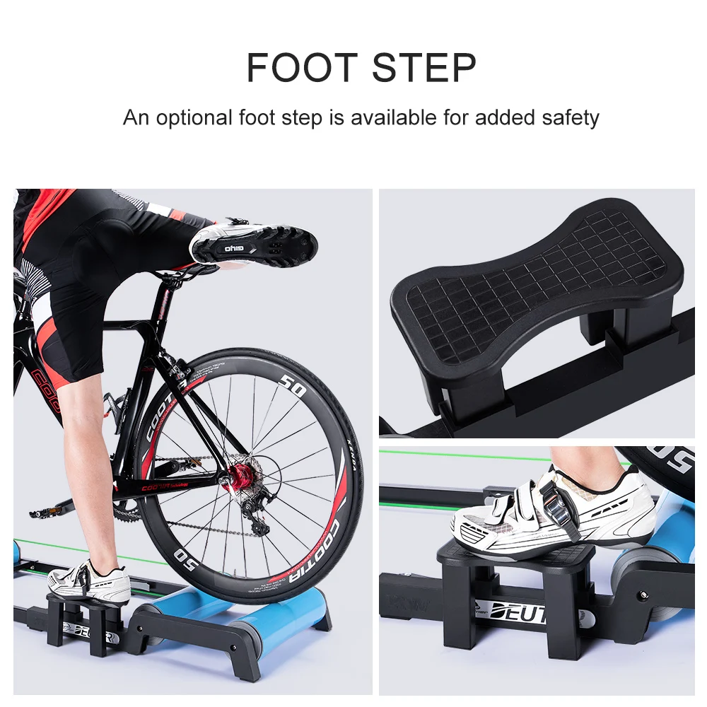 stationary bike stand roller