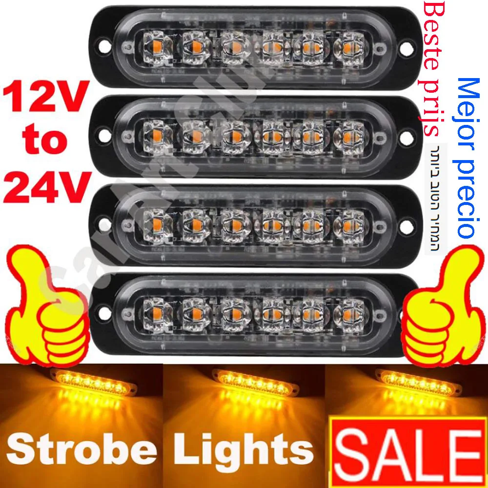 24v amber led lights