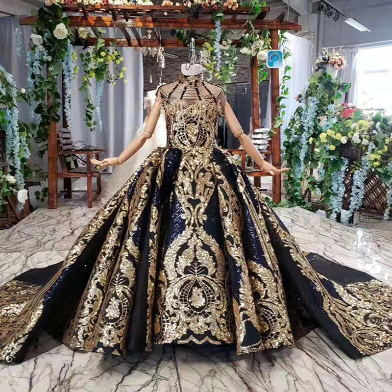 Luxury Dubai Kids Evening Ball Gown 