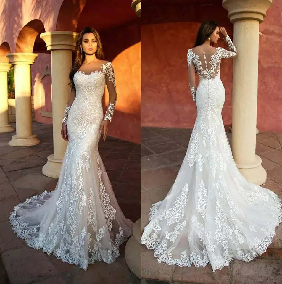 White Wedding Gown Sexy Vintage 2022 