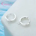 Hot Sale 925 Sterling Silver Earrings Accessories Fashion Simple DIY Making For Women Hoop Earings Jewelry Findings preview-4