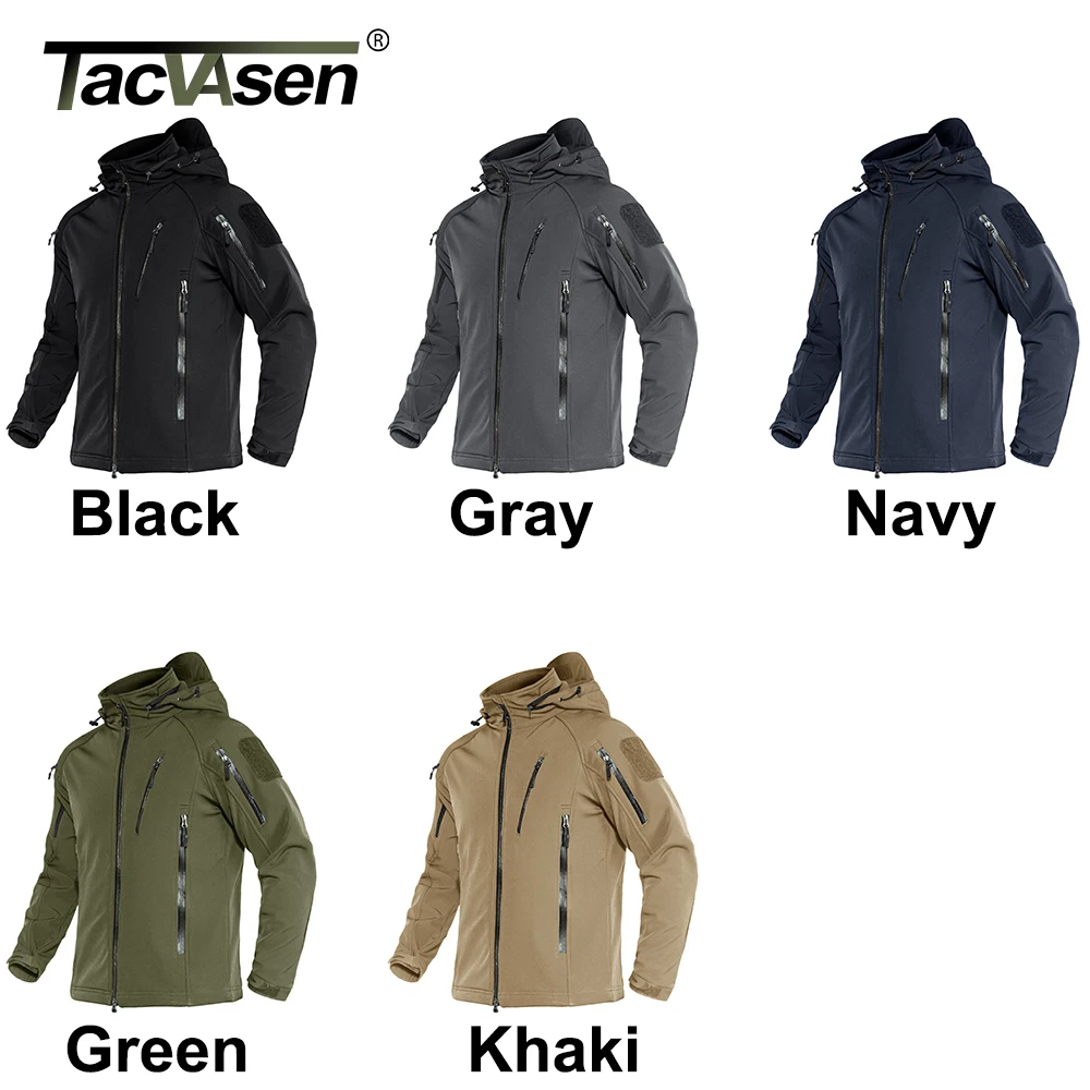 TACVASEN Tactical Fleece Lined 