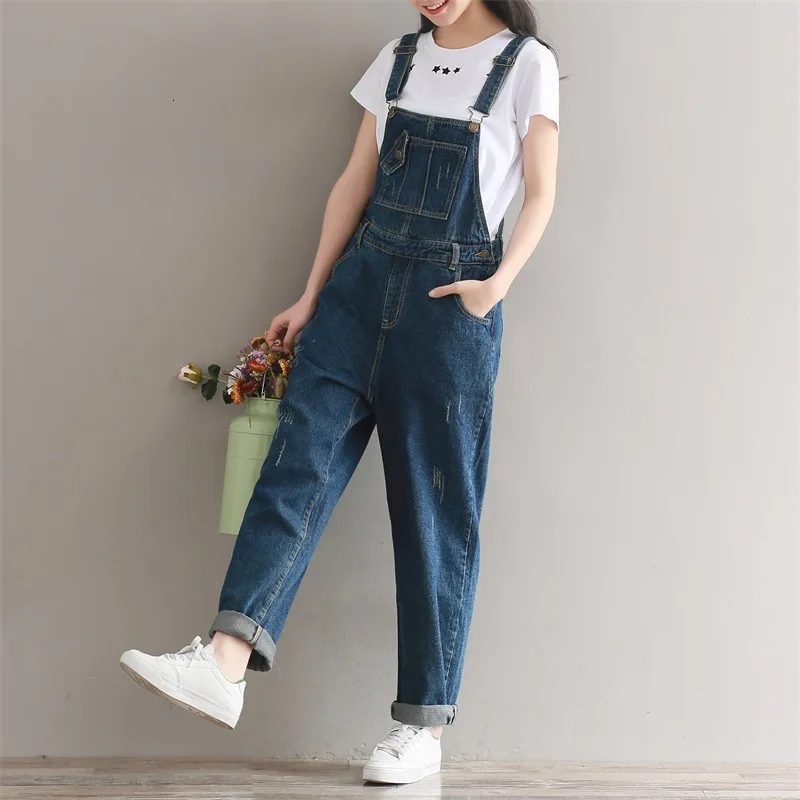 Maternity Denim Bib Overall Pants Jeans 