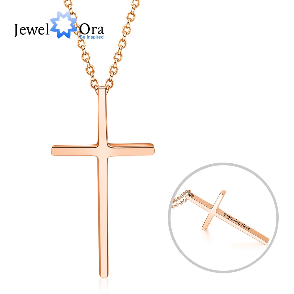 Personalized Engraving Cross Pendant 