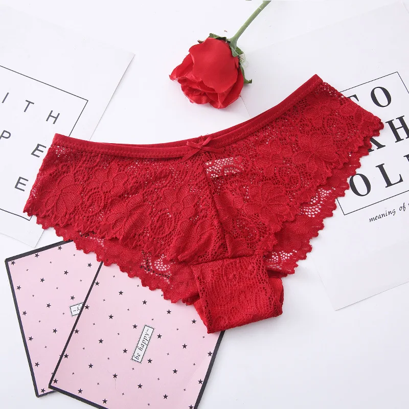 Sexy Full Lace Panties Women Underwear 