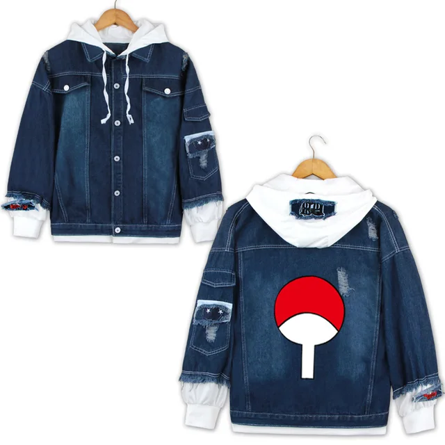 Anime Akatsuki Denim Jacket Kakashi 