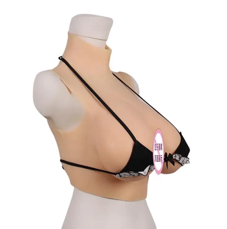 C CUP Shorter Fake Artificial Boobs Realistic Silicone Breast