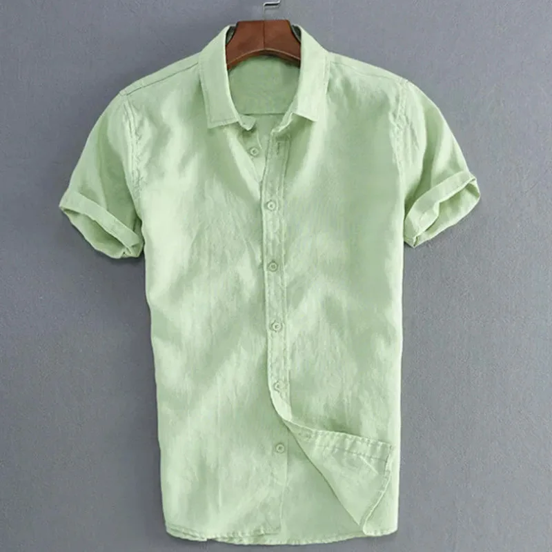 mens short sleeve shirts cotton