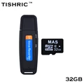TISHRIC USB Voice Recorder Portable Sound Recorder Mini Voice Recorder Recording Device 8/16/32GB Digital Voice Recorder