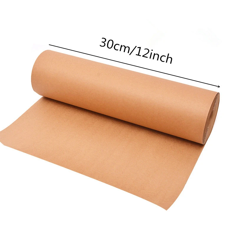 1 Roll 30M Brown Kraft Wrapping Paper Parcel Packing Paper for