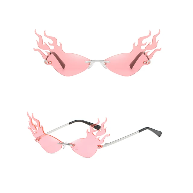 pink flame sunglasses