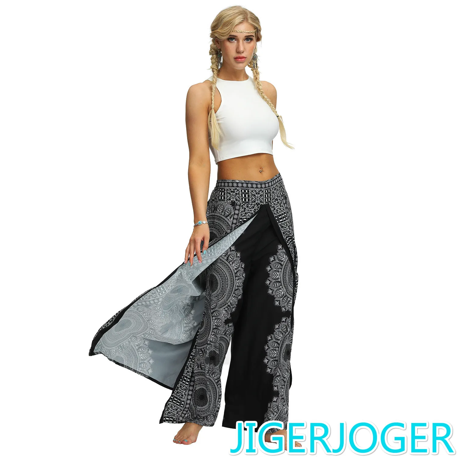 open wide leg pants