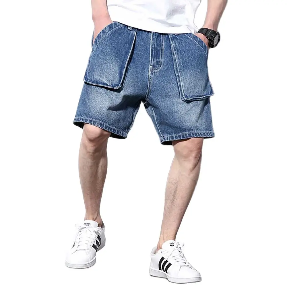 New Fashion Denim Shorts Pants Men 