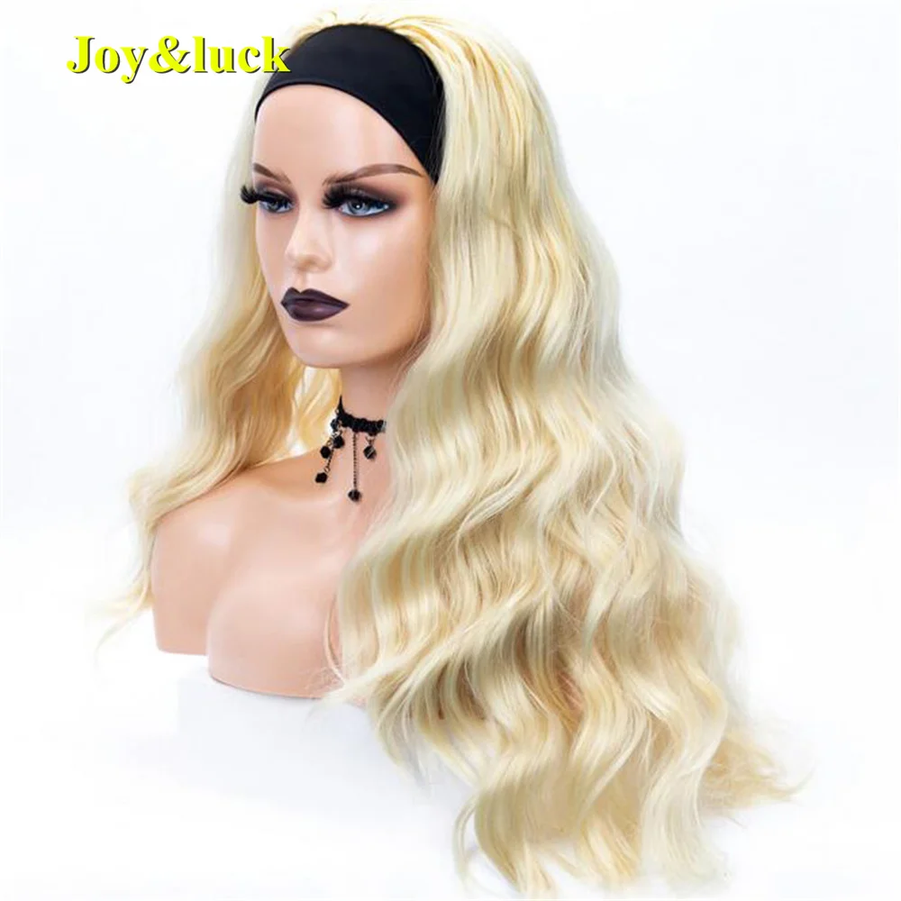 blonde headband wigs