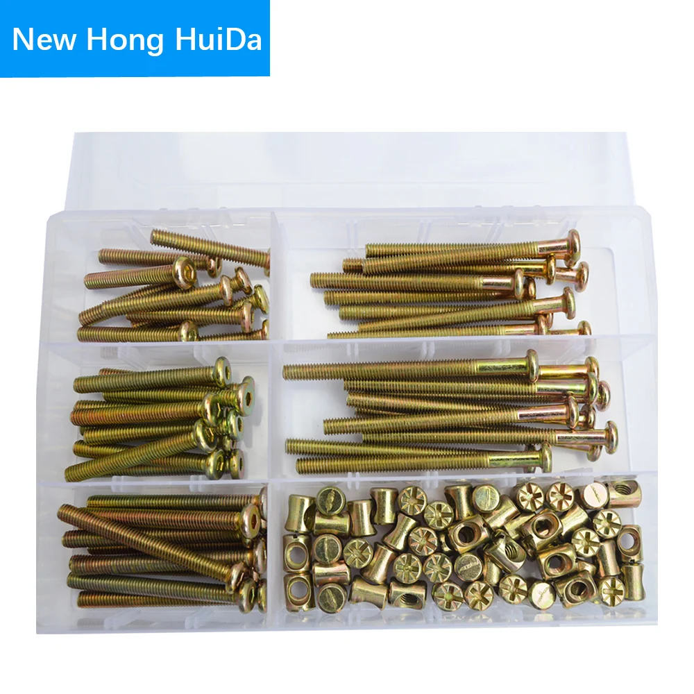 Купить Скобяные изделия | Furniture Bolts And Nuts Set With Barrel Nuts ...