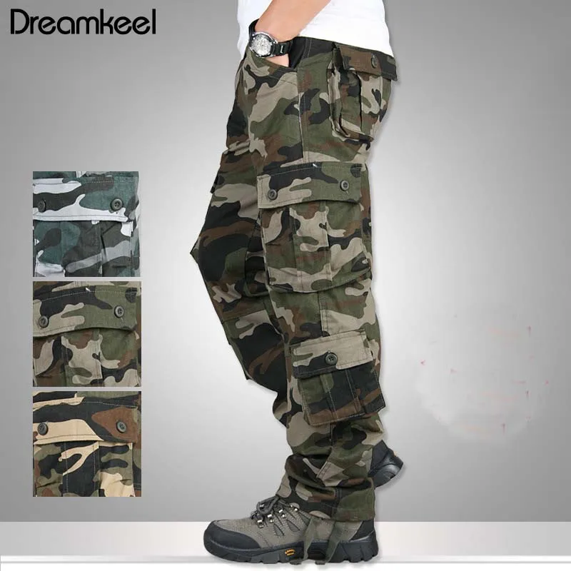 baggy cargo camo pants