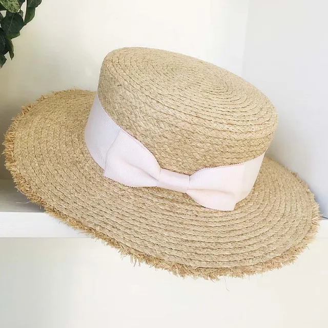 Fashion Breathable Wide Brim Raffia 