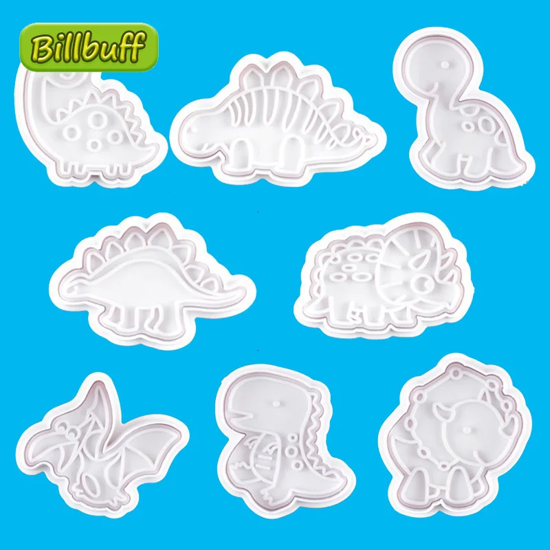 4Pcs DIY Slimes Play Dough Cartoon Dinosaur Cutters Tools Accessories Plasticine Mold Modeling Clay Set Educational toy Children-animated-img
