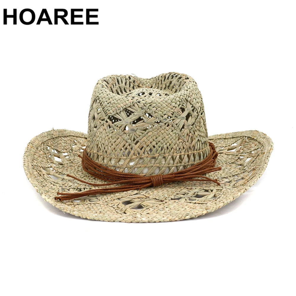 beach straw cowboy hat