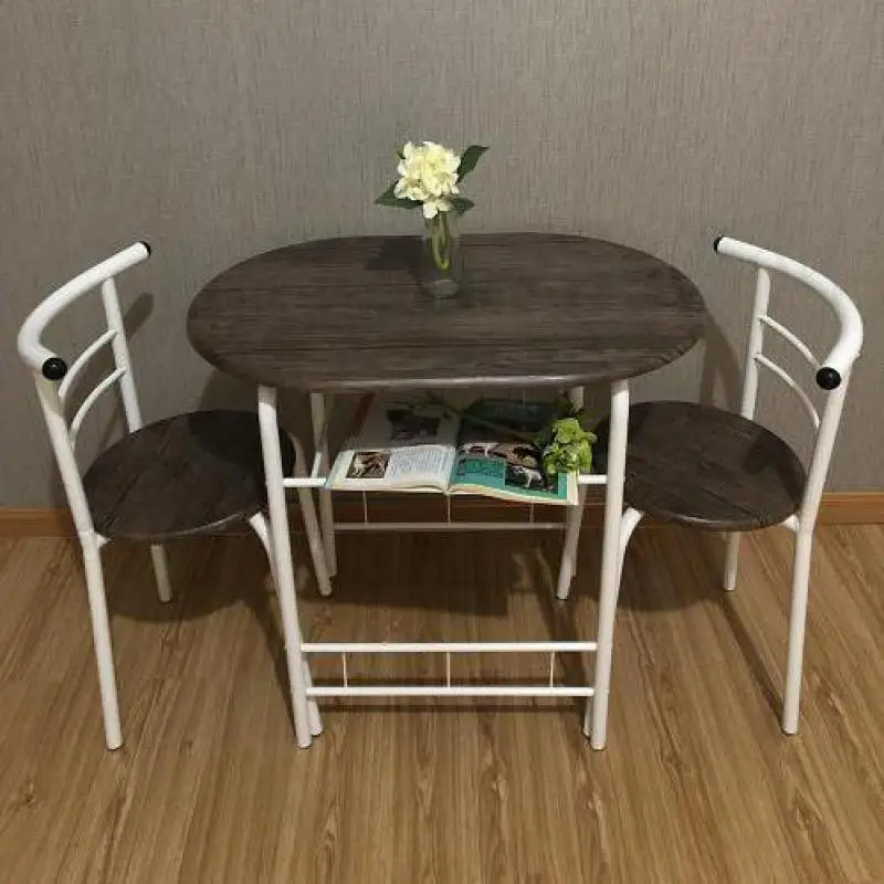 a table with two chairs