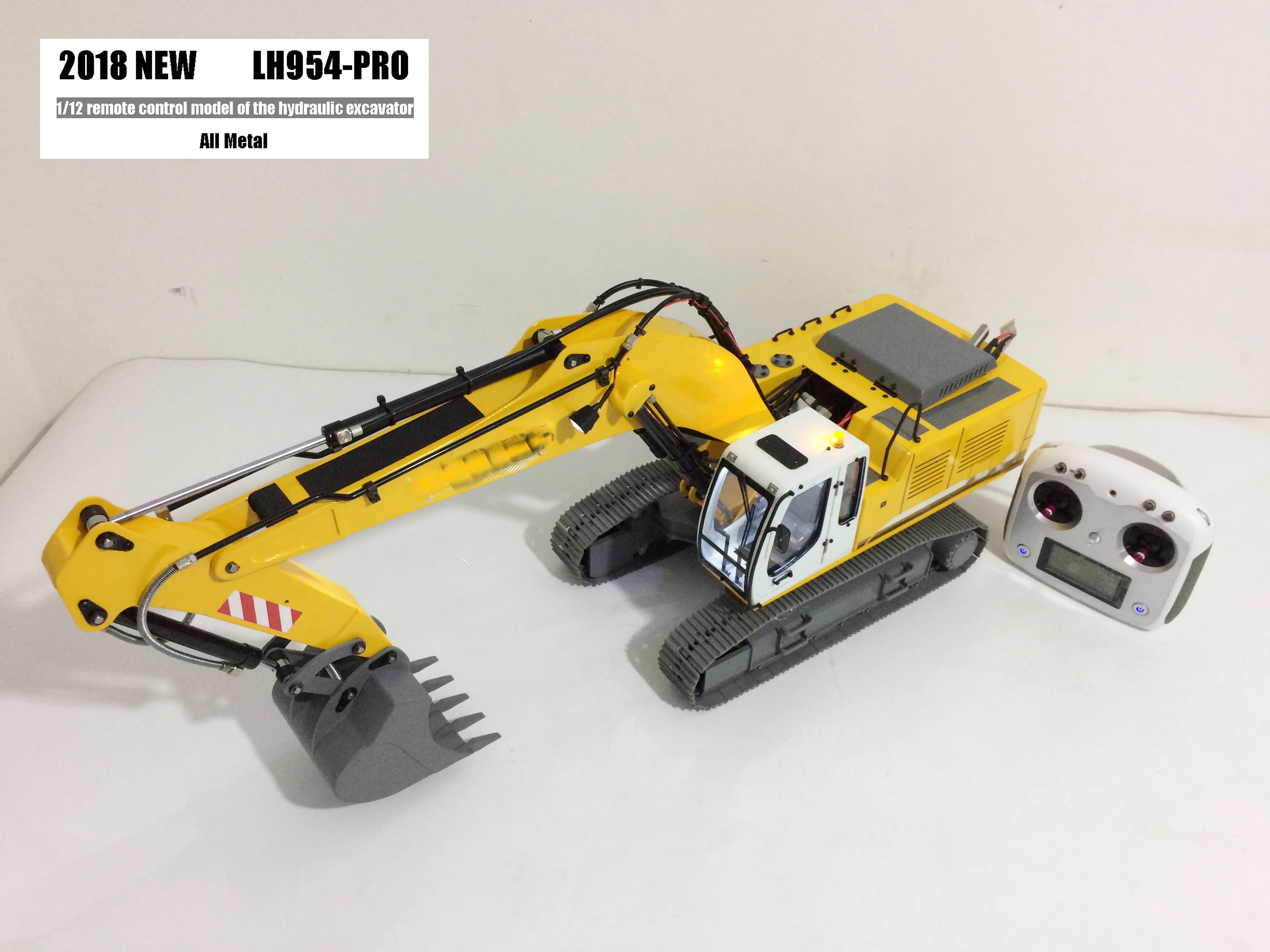 rc metal excavator