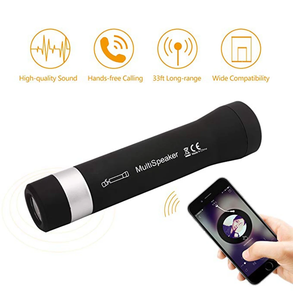 multi speaker flashlight