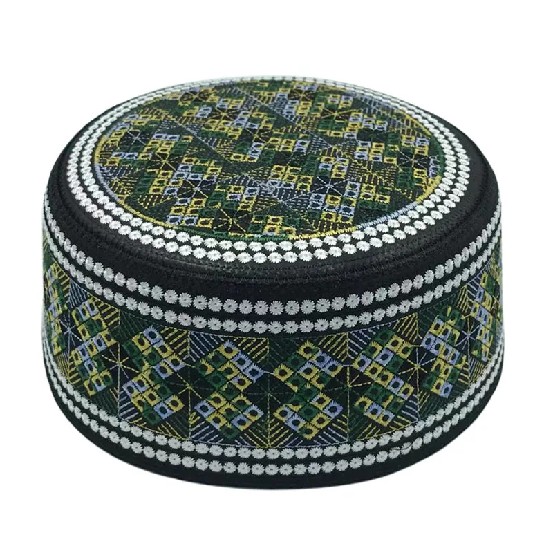 2020 Muslim Hats Men Cotton Embroidery 