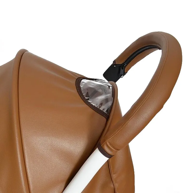 stroller leather handle covers