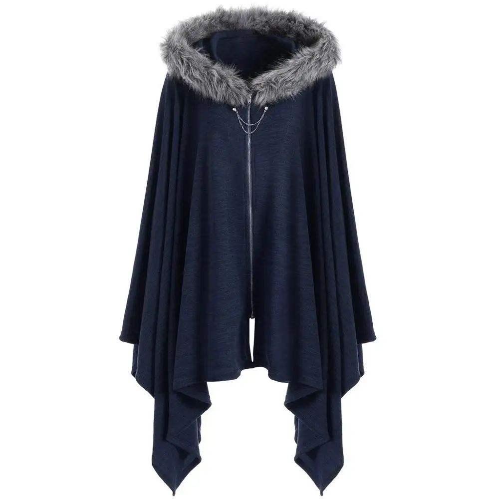 plus size cloak coat