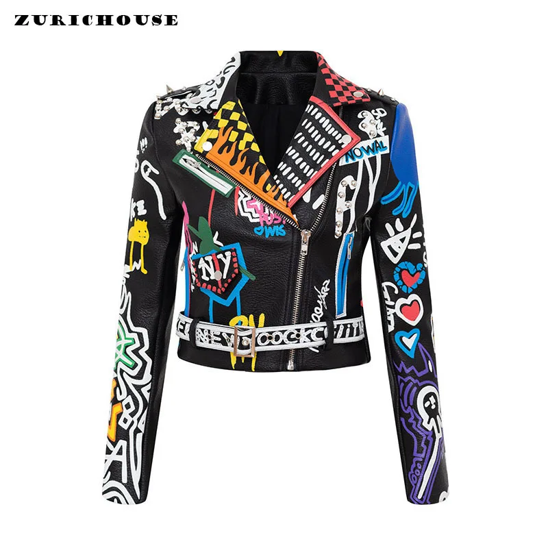 ZURICHOUSE Punk Leather Jacket 