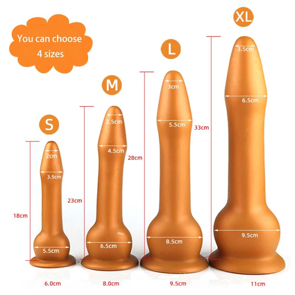 Купить Секс товары | XL Super Long Silicone Anal Plug Huge Dildo Large Butt  Plug With Suction Cup Prostate Massage Erotic Anal Sex Toy For Woman Men