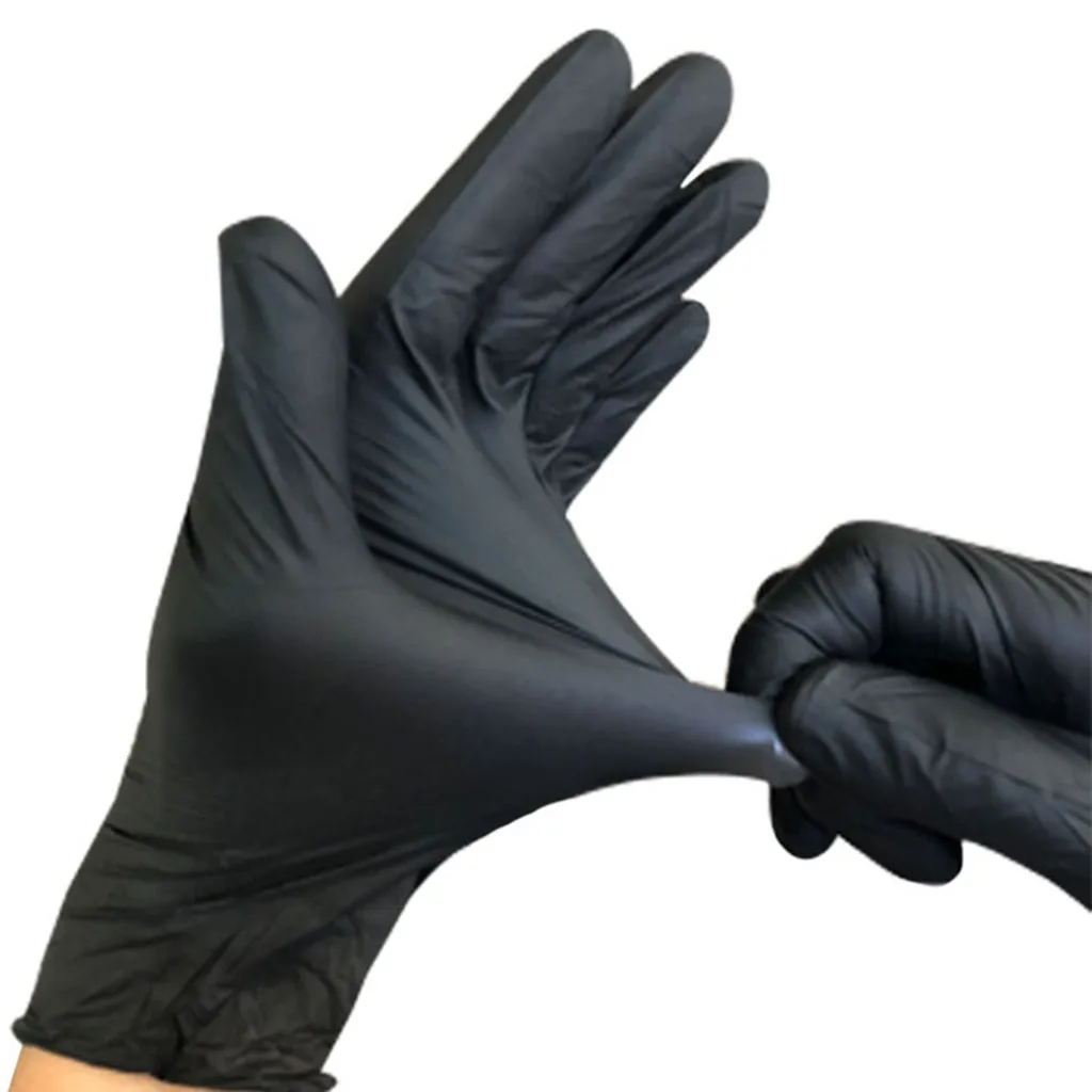 black food prep gloves