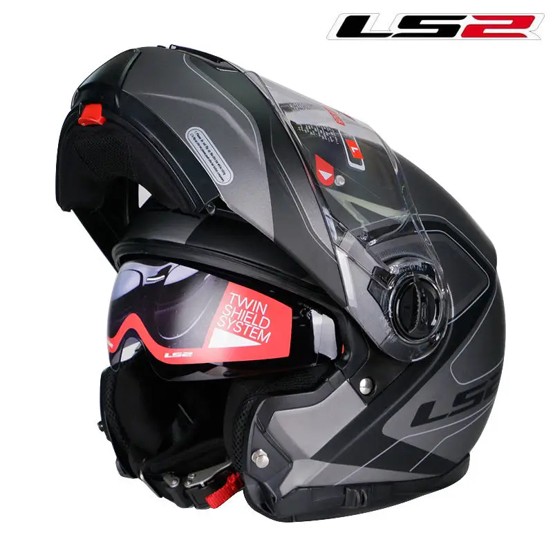 dual shield motorcycle helmet