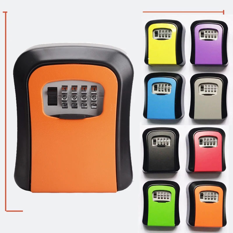 Купить Сейфы Key Lock Box Outdoor Wall Mounted Aluminum Alloy Key