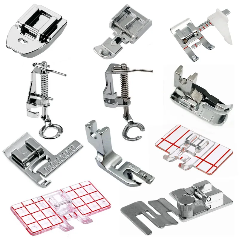 6 Kinds Zipper Sewing Machine Foot Household Sewing Machine Parts for  Brother Singer janome etc 5BB5943