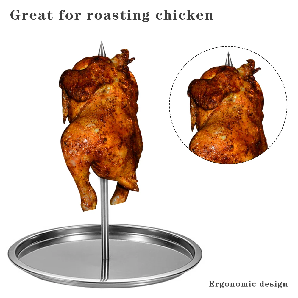 Купить Садовые товары Chicken BBQ Rack Removable Handle Fish Vertical