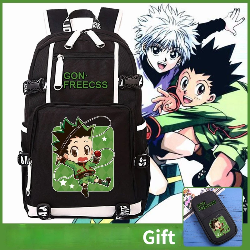 Shop With Great Discounts And Prices Online Aug 2022 Lazada Philippines |  Japanese Anime Hunter X Hunter Backpack Children Boys Girls Schoolbags  Students Teenager Cartoon Cosplay Travel Laptop Backpack Style 