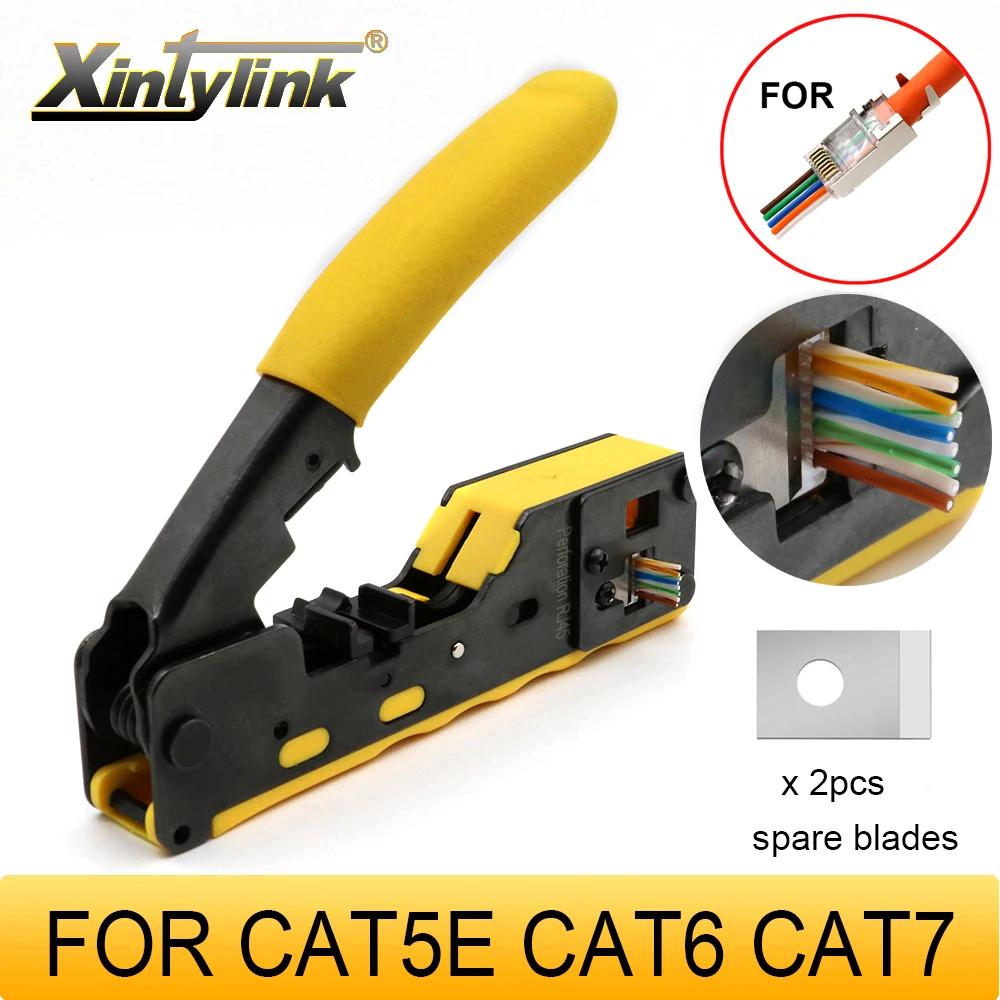 Купить Ручные инструменты | xintylink rj45 pliers crimper rg45 cat5 .