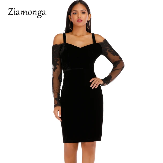 קנו שמלות | Ziamonga Long Sleeve Off 