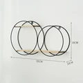 Creative Wall Shelf Wall-Mounted Decoration Pendant Storage Rack Restaurant Porch Room Small Ornaments Bedroom Living Room Stand preview-6