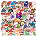 Cartoon Mushroom Stickers Children's Cute Plant Scrapbooking Sticker for Kids School Office Stationery Kawaii Stickers Aesthetic preview-1