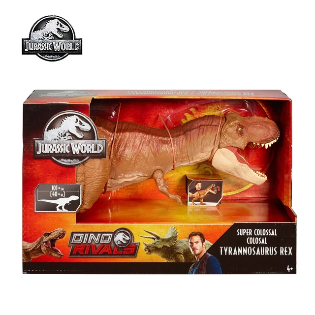 jurassic world t rex toy colossal