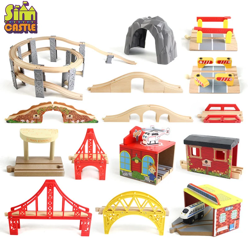 train set with bridge