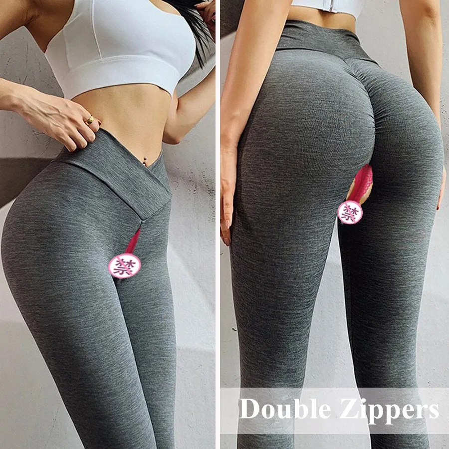 Купить Экзотическая одежда | Secret Pants Zipper Outdoor Public Sex  Leggings Sexy Open Croch Crotchless Tights Push Up Fitness High Waist  Trousers Clothes