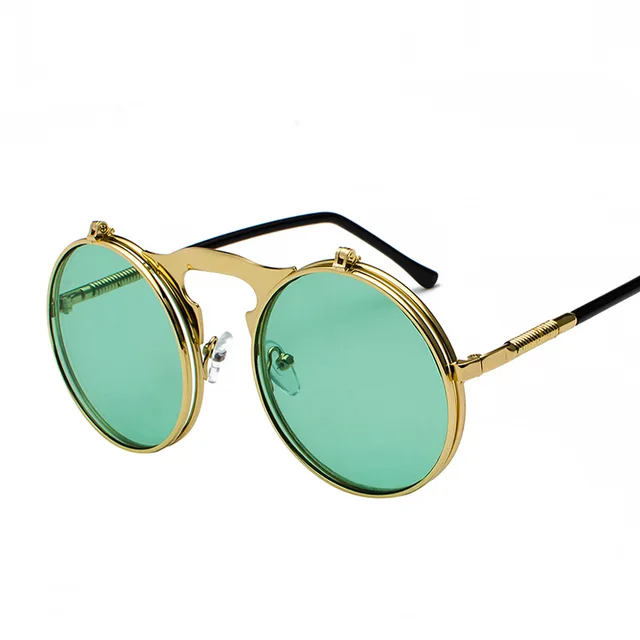 round trendy sunglasses