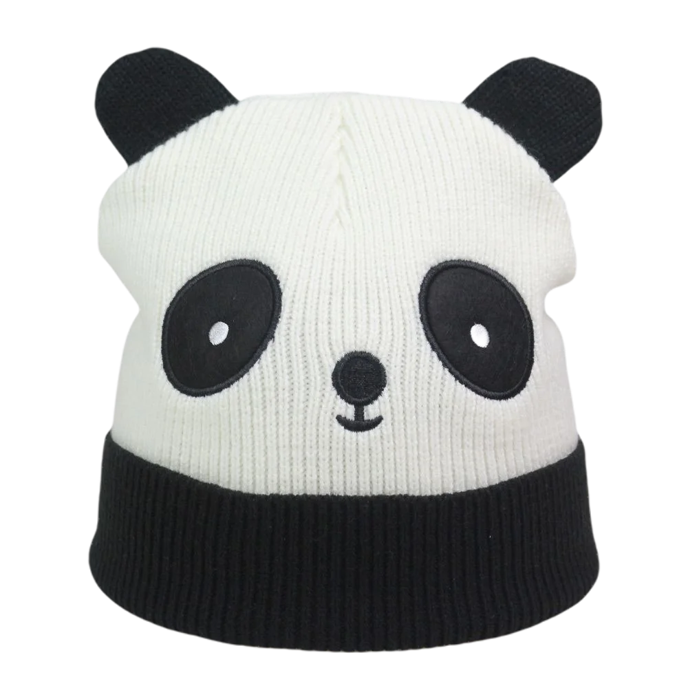 winter panda cap