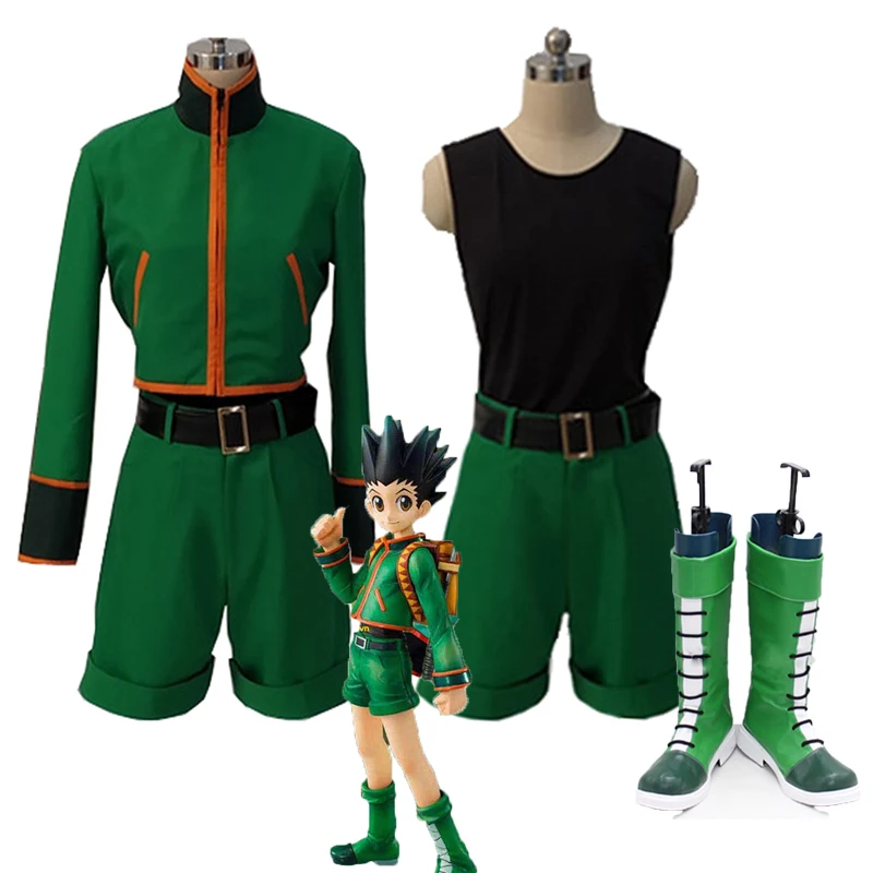 Anime Hunter X Hunter Gon Freecss Cosplay Costume Kids Children